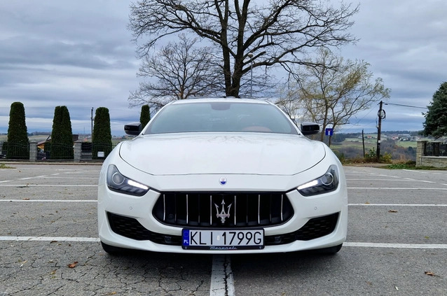 Maserati Ghibli cena 198000 przebieg: 53000, rok produkcji 2018 z Kraków małe 301